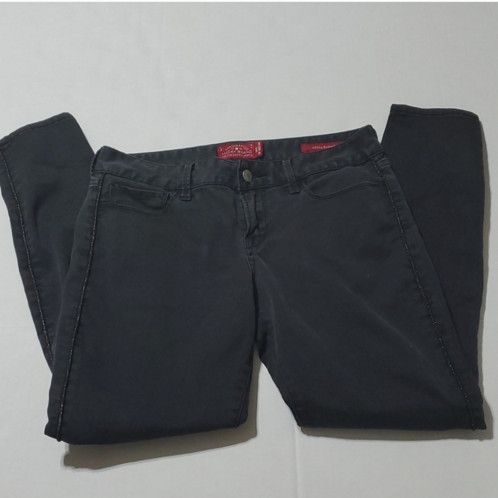 Lucky Brand Black Skinny Jeans Classic Denim